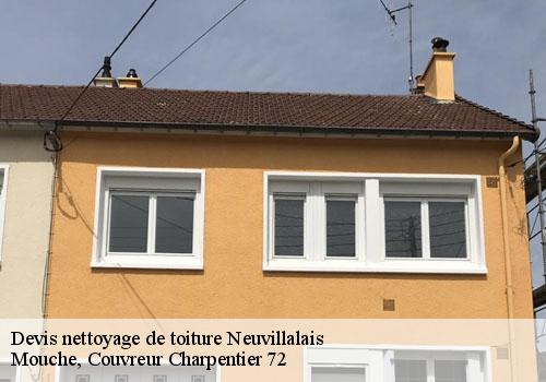 Devis nettoyage de toiture  neuvillalais-72240 Mouche, Couvreur Charpentier 72