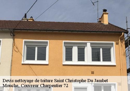 Devis nettoyage de toiture  saint-christophe-du-jambet-72170 Mouche, Couvreur Charpentier 72