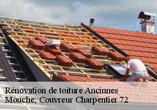 Rénovation de toiture  ancinnes-72610 Mouche, Couvreur Charpentier 72