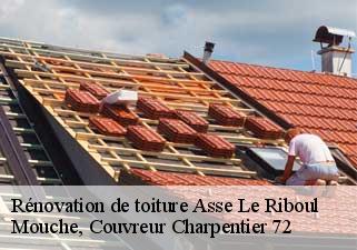 Rénovation de toiture  asse-le-riboul-72170 Mouche, Couvreur Charpentier 72