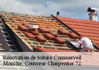 Rénovation de toiture  commerveil-72600 Mouche, Couvreur Charpentier 72