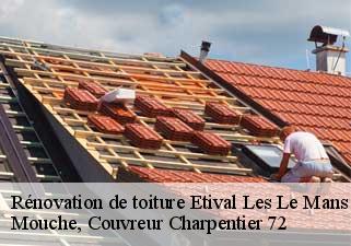 Rénovation de toiture  etival-les-le-mans-72700 Mouche, Couvreur Charpentier 72