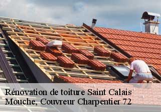 Rénovation de toiture  saint-calais-72120 Mouche, Couvreur Charpentier 72