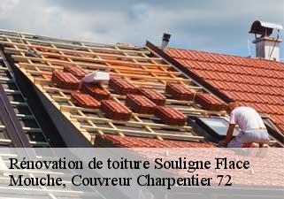 Rénovation de toiture  souligne-flace-72210 Mouche, Couvreur Charpentier 72