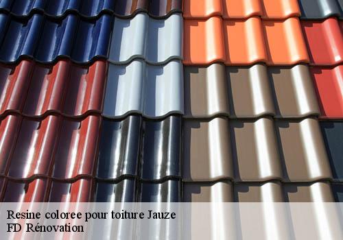 Resine coloree pour toiture