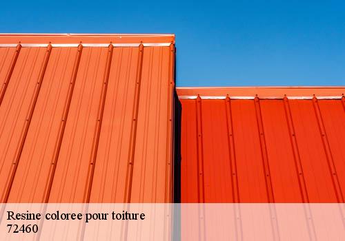 Resine coloree pour toiture